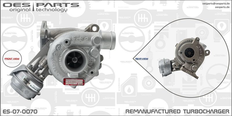 OES PARTS Компрессор, наддув ES-07-0070